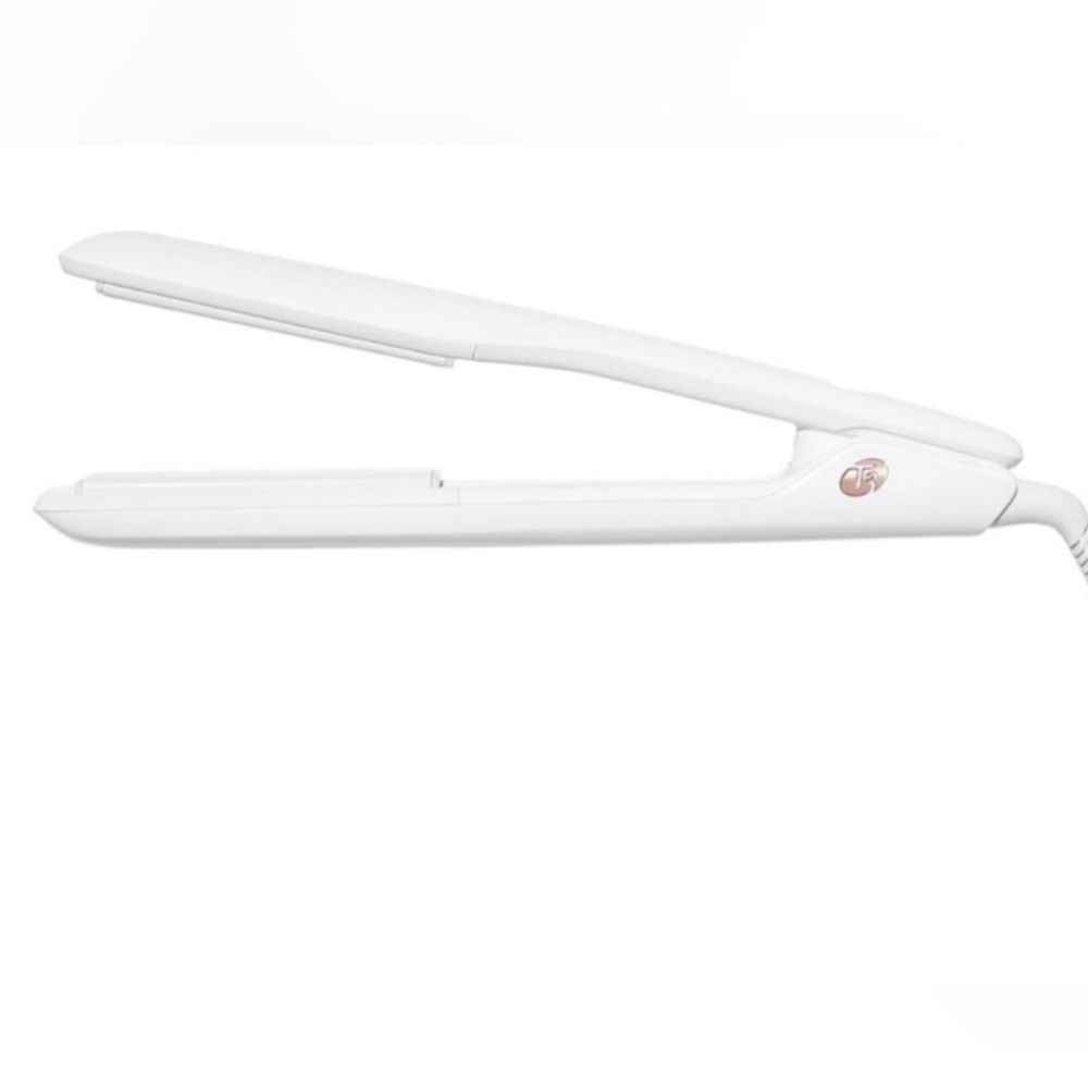 T3 SinglePass 1" Flat Iron Straightener - White